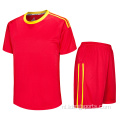 Blanco aangepaste jeugdvoetbaluniformen mannen voetbal shirts